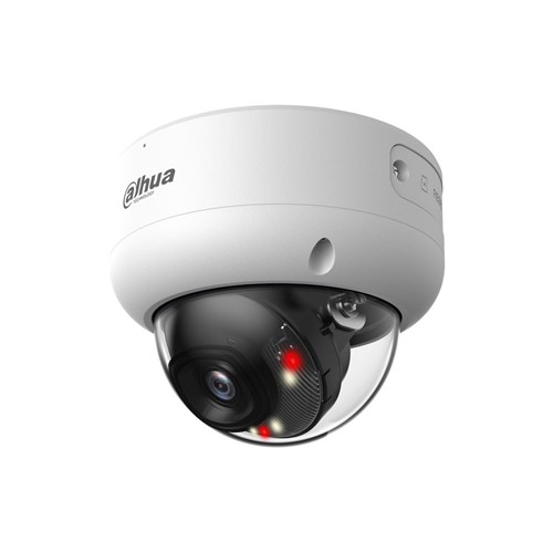 Dahua WizSense Series 6MP Dome Network Camera with 2.8mm Fixed Lens, AcuPick Technology and White Light LED, IP67 - DH-IPC-HDBW3667E-AS-IL-ANZ