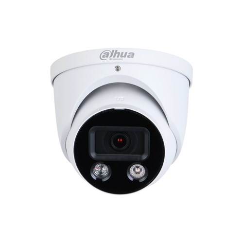 Dahua WizSense Series 8MP TiOC 2.0 Active Deterrence Eyeball Network Camera with 2.8mm Fixed Lens, IP67 - DH-IPC-HDW3849H-AS-PV-ANZ
