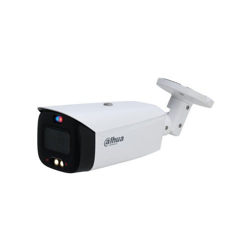 Dahua WizSense Series 6MP TiOC 2.0 Active Deterrence Bullet Network Camera with 2.8mm Fixed Lens, IP67 - DH-IPC-HFW3649T1-AS-PV-ANZ