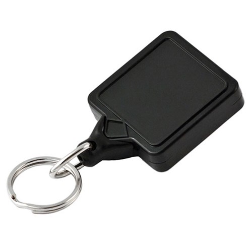 KEY-BAK SELF RETRACT REEL MINI BLK SQ SWIVEL CLIP NYLON 36