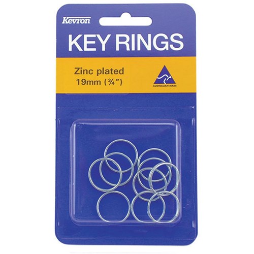 KEVRON KEYRINGS ID1040 16MM ZP Pkt=10