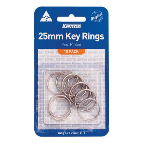 KEVRON KEYRINGS ID1042 25MM ZP Pkt=10