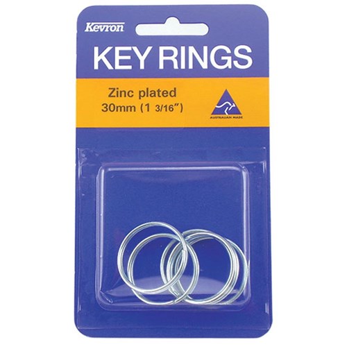 KEVRON KEYRINGS ID1043 30MM ZP Pkt=5