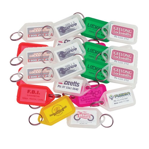Kevron Clicktag ID5 Custom Printed and Assembled in Assorted or Single Colour Pack of 100 (Min. Order 5 Packs)