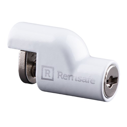 Remsafe Venlock Mini Window Restrictor Sliding Aluminium Window Lock White - VL2-WHT