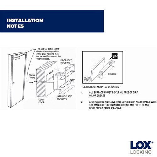 LOX Drop Bolt Power to Open (PTO) 25mm Round End Face Plate - DB1260PTO