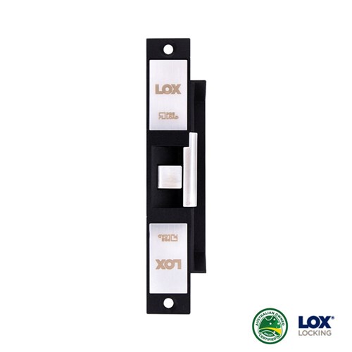 LOX ES90M High Security Preload Electric Strike with 25KG Preload 10-30VDC Monitored 4 Hour Fire Rated - ES90M