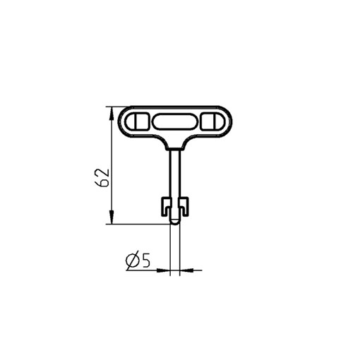 LOCK FOCUS EMKA KEY 1004-41