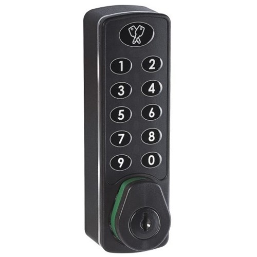 Lock Focus Horizon 3950 Digital Cam Lock For Vertical Surface Mount Metal Fitment Finish Black - I/3950110H3