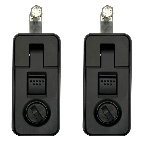 Lock Focus Mini Pop Lock Compression Latch Black Box of 2 - A/2405/PH/6 X2