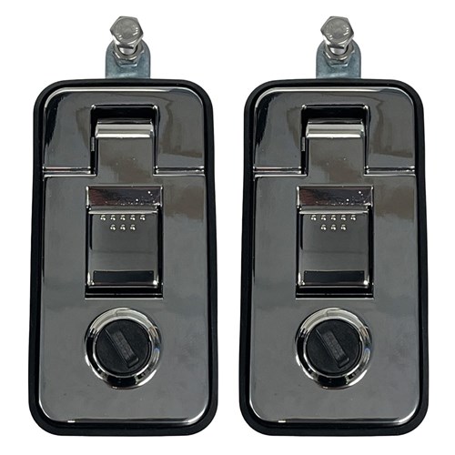 Lock Focus Large Rectangular Pop Lock Compression Latch Bright Chrome Box of 2 - A/2406/PH/3 X2