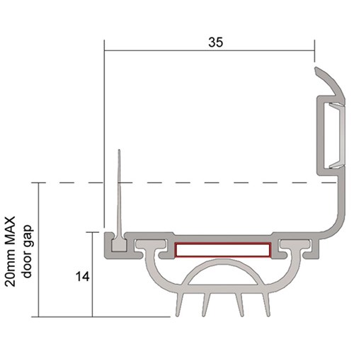 INTEGRITY UPGRADE SEAL FDBU20 x820MM CA