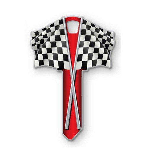 Lucky Line Key Shapes LW5 Key Blank Race Flag - B116L