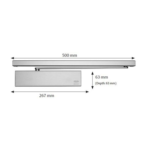 LOCKWOOD CLOSER 2615DA SIL CAM ACTION DOOR CLOSER