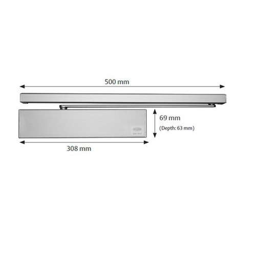 LOCKWOOD CLOSER 2616DA SIL CAM ACTION DOOR CLOSER