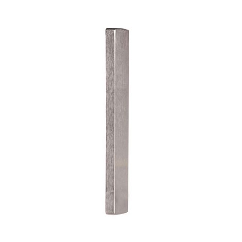 Lockwood Furniture Narrow Square End Plate Concealed Fix Plain Plate Satin Chrome - 4807SC