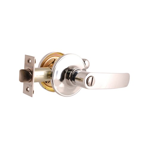 BRAVA Urban LYR Series Tiebolt Privacy Lever Set Adjustable 60/70mm Backset Chrome Plate - LYR201B