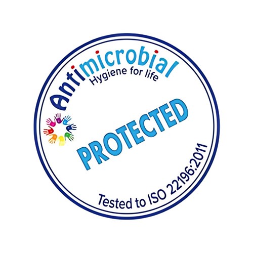 Metlam 101C Door Bumper Concealed Screw Fix Antimicrobial Coated - 101C_BUMP_ANMB