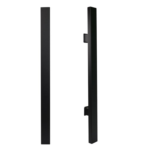 McGrath Locks Grange Dummy Entrance Pull Handle in Black Finish