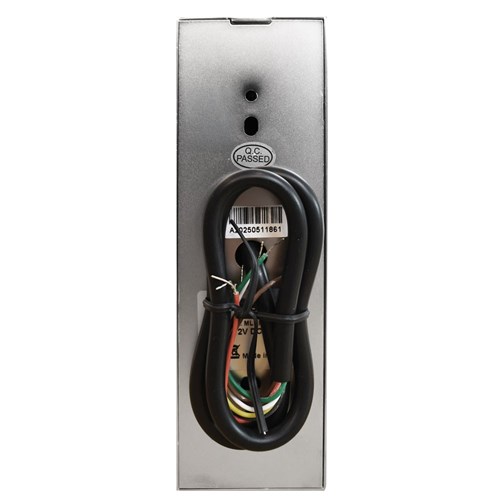 McGrath Locks TGFP43 Slimline Access Control Keypad With Fingerprint, BLE, RFID and Pin Code, 1000 Users, 12V DC, IP66 Rating, Silver Finish
