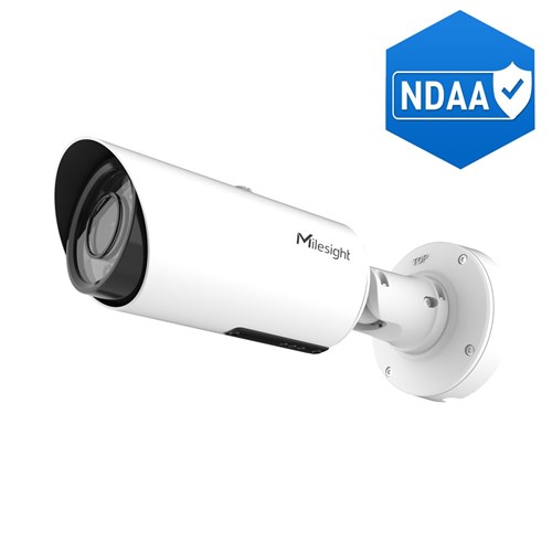 Milesight AI Pro Series 5MP Bullet Network Camera with 2.7-13.5mm Varifocal Lens, NDAA Compliant, IP67 and IK10 - MS-C5362-FPA