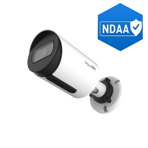 Milesight AI Mini Series 5MP Mini Bullet Network Camera with 2.8mm Fixed Lens, NDAA Compliant, IP67 and IK10 - MS-C5364-PD