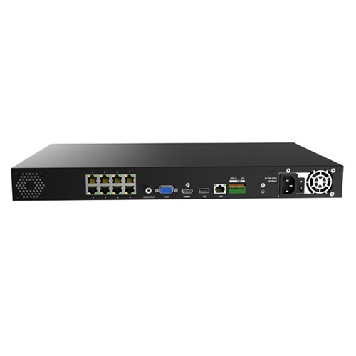 Milesight 5000 Series 8 Channel NVR with 8 PoE Ports, 2 HDD Bays - MS-N5008-UPT
