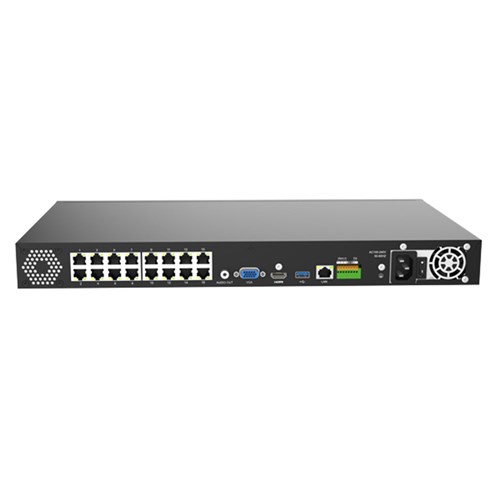 Milesight 5000 Series 16 Channel NVR with 16 PoE Ports, 2 HDD Bays - MS-N5016-UPT