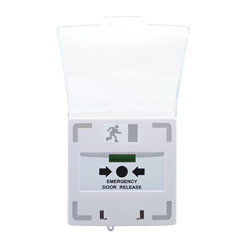 NEPTUNE RESETTABLE CALL POINT WITH LED LIGHT/BUZZER, WHITE