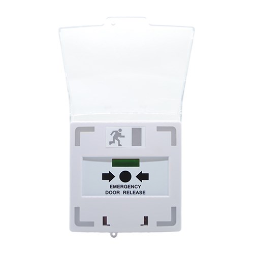 NEPTUNE RESETTABLE CALL POINT WITH LED LIGHT/BUZZER, WHITE
