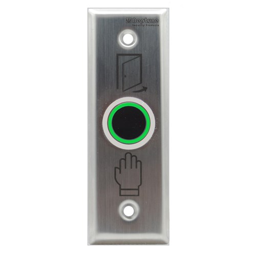 NEPTUNE INFRARED TOUCHLESS EXIT BUTTON, MULLION, IP65