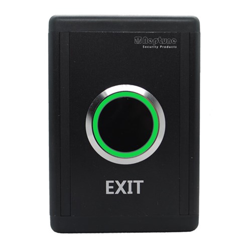 NEPTUNE INFRARED TOUCHLESS EXIT BUTTON IN RECTANGLE CASE, IP65