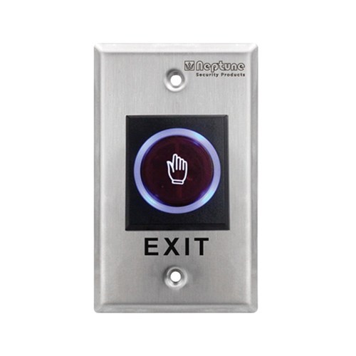 Neptune Touchless Exit,ANSI,NO/NC/C,LED,0.9mm SS,12-24V