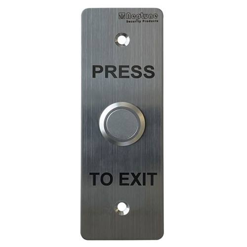 Neptune Press to Exit,Mullion,NO/NC/C,1.7mm SS