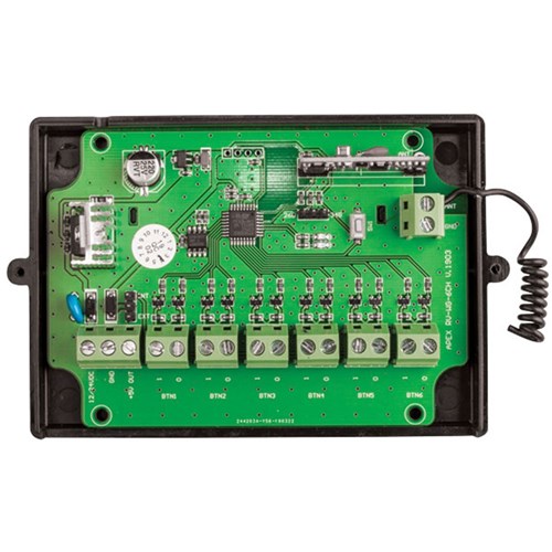 Neptune 6 Channel, Wiegand, Multi-Code RF Receiver