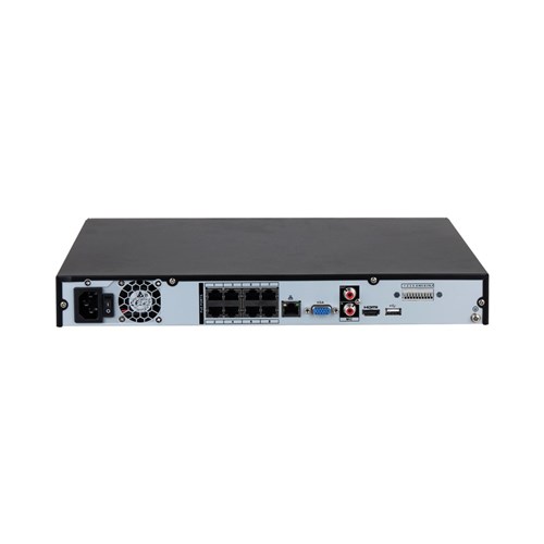 Dahua WizSense AI Series 8 Channel NVR with 8 PoE Ports, 2 HDD Bays, installed with 1 x 4TB HDD - DHI-NVR4208-8P-AI/ANZ-4T