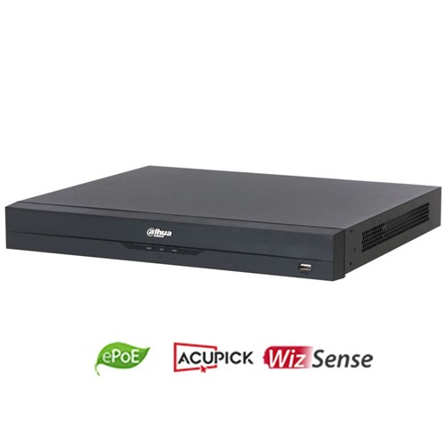 Dahua WizSense AI Series 8 Channel NVR with 8 PoE Ports, 2 HDD Bays, AcuPick Technology - NVR5208-8PAI-S2