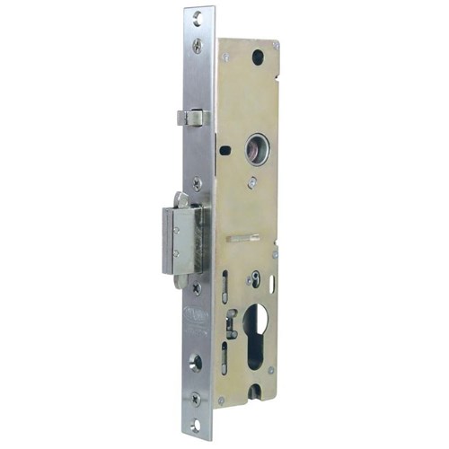 Lockwood Optimum Sliding Door Euro Mortice Lock in Satin Stainless Steel - OP30/1SDN/SS
