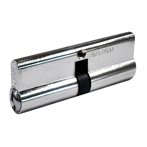 PROTECTOR Euro Double Cylinder with Fixed Cam LW5 Profile KD Chrome Plate 90mm - PCD90-6P-KD-CP