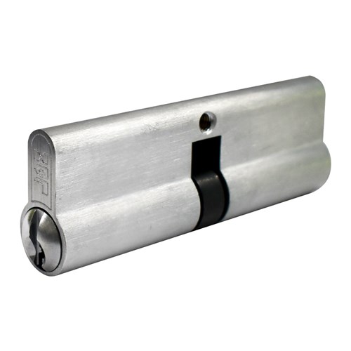 PROTECTOR Euro Double Cylinder with Fixed Cam LW4 Profile KA Satin Chrome 90mm - PCD90-5P-KA-SC