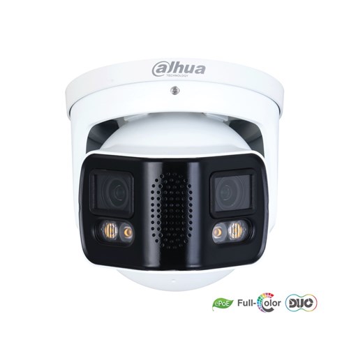 Dahua WizMind Series 2x4MP Dual-Lens Eyeball Network Camera with 3.6mm Fixed Lens, Full-Colour Technology, IP67 and ePoE - DH-IPC-PDW5849-A180-E2-ASTE