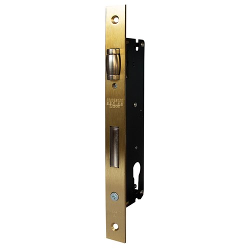 PROTECTOR 412 Series Euro Cylinder Roller Bolt Mortice Sash Lock Backset 30mm Satin Brass - 720-30-SBF