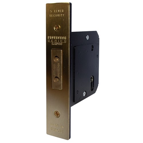 PROTECTOR 701 Series 5 Lever Mortice Deadbolt Backset 58mm Satin Brass - 791-3.0-SBF