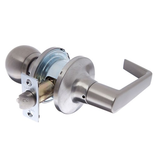 BRAVA Metro RA Series Tiebolt Classroom Combination Knob/ Lever Set Adjustable Backset Satin Chrome - RA3H6012SC