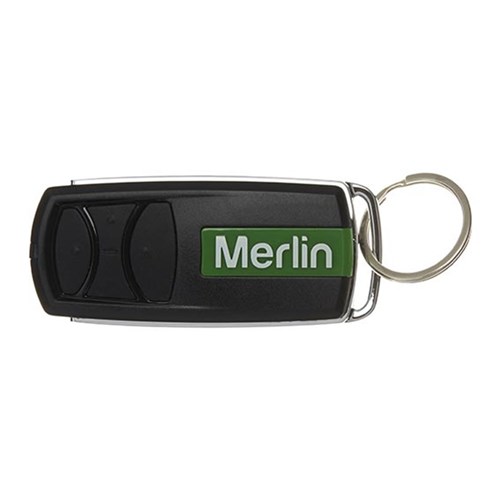Merlin Garage Door Remote with 4 Buttons in Black - E960M