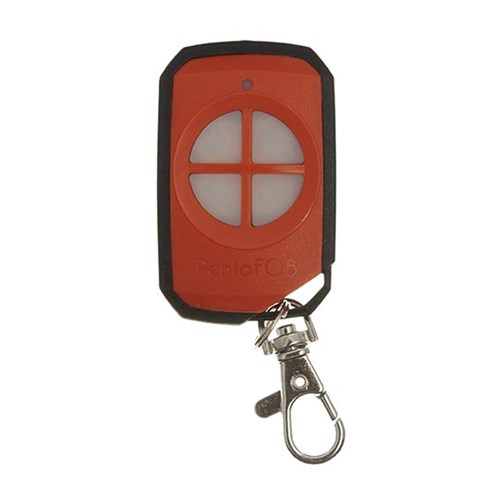 Elsema PentaFOB Garage Door Remote with 4 Buttons in Orange - PFOB4 FOB43304