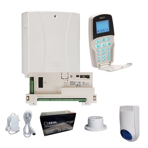 RISCO LightSYS+ Alarm Kit with Standard LCD Keypad and Accessory Kit