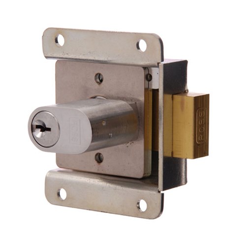 ROSS CUPBOARD LOCK 870-C with 570 CYL & KEYS BOLT LOCK