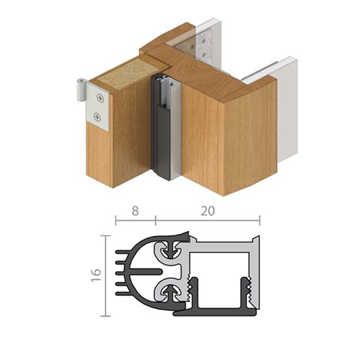 RAVEN DOOR SET RP10SI STD DBLE  CA