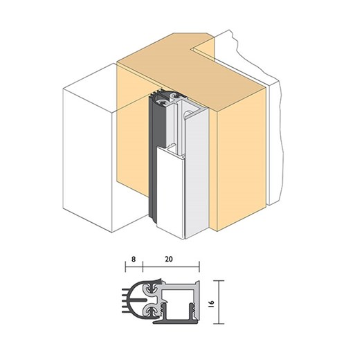 RAVEN DOOR SEAL RP10x1000MM  CA